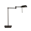 Moderne Schreibtischlampe grau oder Messing orientierbar 38cm H