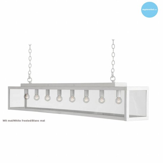 Lámpara colgante de cristal rústico beige, blanco, plomo, topo, dorado 150cm