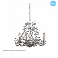 Chandelier pendant light black rusty beige white grey E14x3