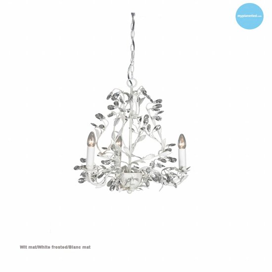 Hanglamp kroonluchter zwart, roest, beige, wit, grijs E14x3