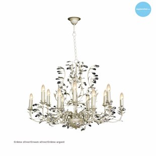 Oval pendant light chandelier several colours E14x12