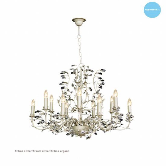 Oval hanging lamp chandelier various colors E14x12