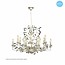 Oval hanging lamp chandelier various colors E14x12