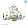 Oval hanging lamp chandelier various colors E14x12