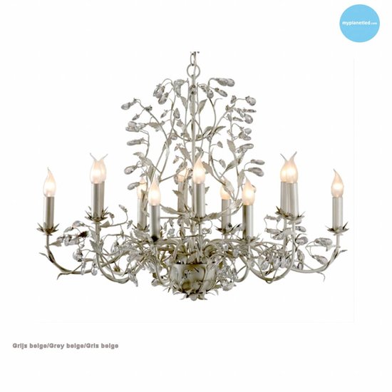 Ovaler Hängelampen-Kronleuchter in verschiedenen Farben E14x12