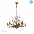 Oval hanging lamp chandelier various colors E14x12