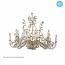 Lustre de luxe baroque chandelier 7 couleurs E14x18