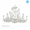 Lustre de luxe baroque chandelier 7 couleurs E14x18