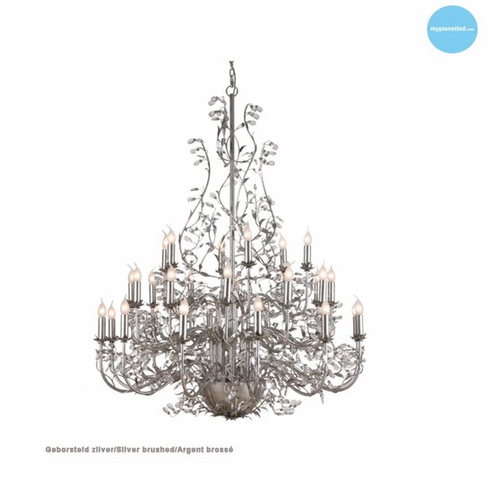 Lustre géant baroque chandelier E14x30 120cm Ø