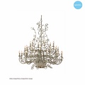 Lustre géant baroque chandelier E14x30 120cm Ø