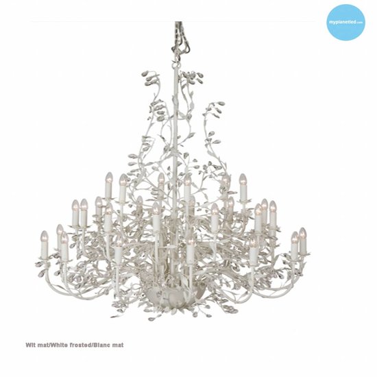 Grote hanglamp kroonluchter 6 kleuren E14x30 120cm