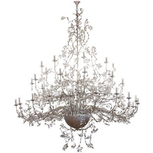 Giant pendant light chandelier rust, grey E4x40 250cm