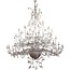 Giant pendant light chandelier rust, grey E4x40 250cm