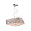 Crystal pendant light design chrome 65cm Ø G9x6