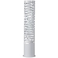 Lámpara de pie de diseño blanco aberturas 139cm alto
