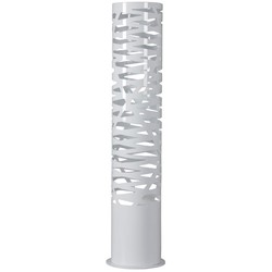 Lampadaire design blanc ouvertures 139cm de haut