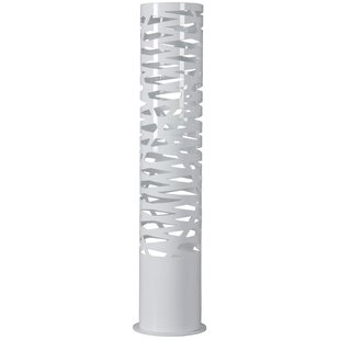 Lampadaire design blanc ouvertures 139cm de haut