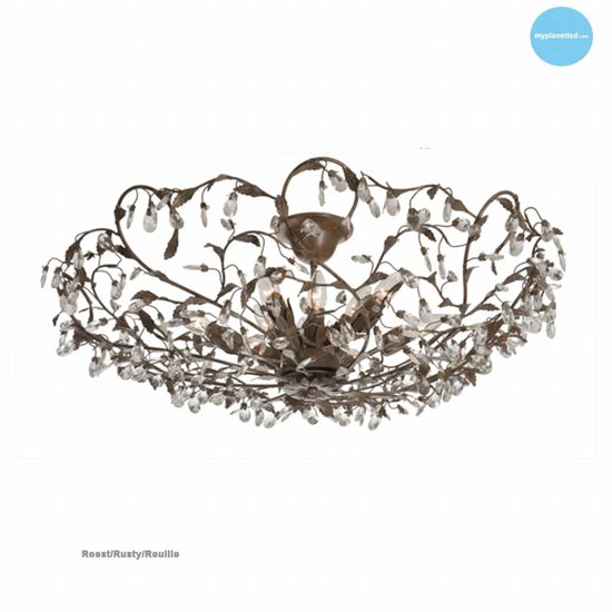 Klassieke plafondlamp groot 7 kleuren E14x12 90cm Ø