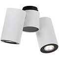 Plafondlamp wit of grijs richtbaar design GU10x2