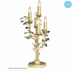 Chandelier table lamp 5 candle lights 7 colours