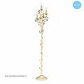 Lámpara de pie clásica portavelas 5 velas 180cm