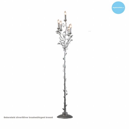 Lampadaire classique bougeoir 5 bougies 180cm