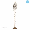 Lámpara de pie clásica portavelas 5 velas 180cm