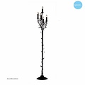 Lámpara de pie clásica portavelas 5 velas 180cm