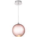 Bol hanglamp koper spiegel E27 20, 25 of 30cm Ø