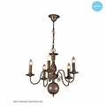 Chandelier pendant light black, white, beige, grey 60cm