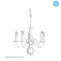 Lustre chandelier noir, blanc, beige, gris 60cm E14x5