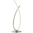 Arc table lamp design grey LED 8W 50cm high