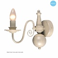 Klassieke wandlamp kandelaar beige, taupe E14