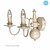 Classic wall light sconce chandelier beige, taupe E14x2