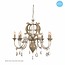 Chandelier pendant light with crystal E14x8 80cm Ø