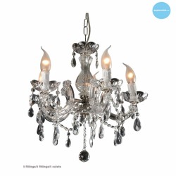 Glass pendant light crystal candle lights (5, 9 or 12x)