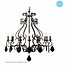Lustre chandelier noir, gris, blanc, beige E14x12 105cm