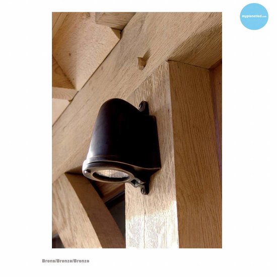 Authentage Applique murale exterieure rural bronze-chrome-nickel-laiton GU10 130mm