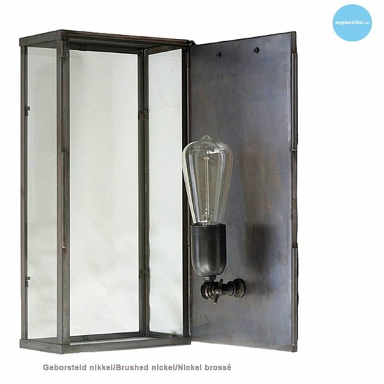 Authentage Wall lamp rural outdoor bronze, nickel, chrome, brass 40cm Authentage