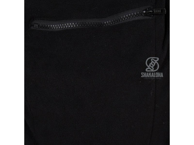 Shakaloha Woodcord Antraciet gebreid wollen dames vest met fleece binnenvoering