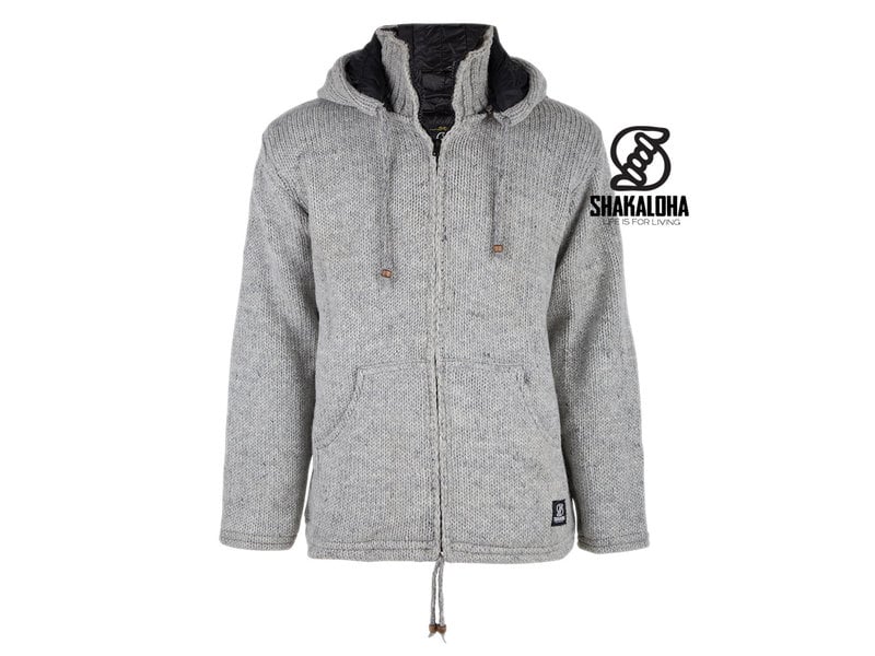 Shakaloha Shakaloha Breaker Grijs Wollen Vest met windstopper