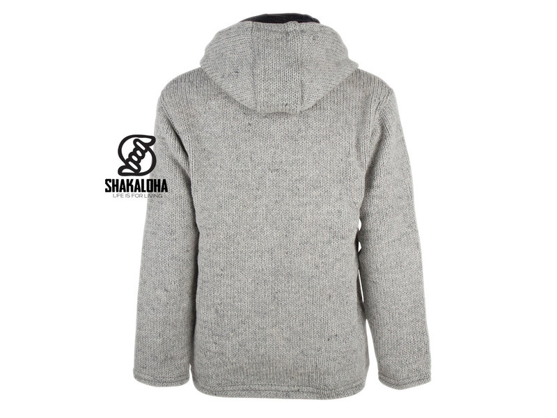 Shakaloha Shakaloha Breaker Grijs Wollen Vest met windstopper