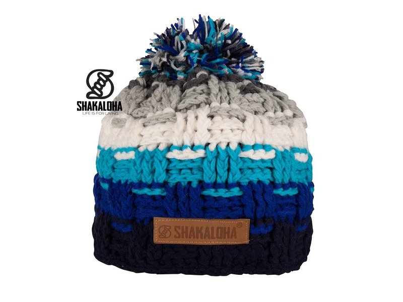 Shakaloha Gebreide muts Bulky Blauw