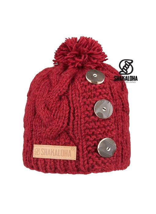 Shakaloha Basil Beanie Rood OneSize