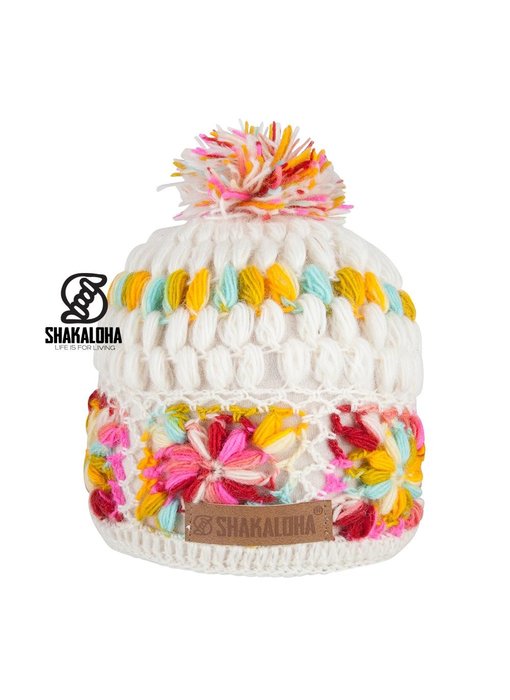 Shakaloha Zingy Beanie WhiteMulti OneSize