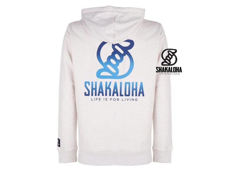 Shakaloha Men's Ziphood Organic Cotton Blue Print