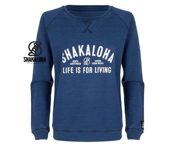 Shakaloha W Crew ArcWht Indigo