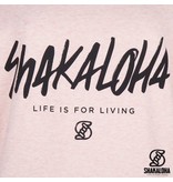 Shakaloha Women's Sweater Hider Pink - Organic Cotton with Shakaloha print