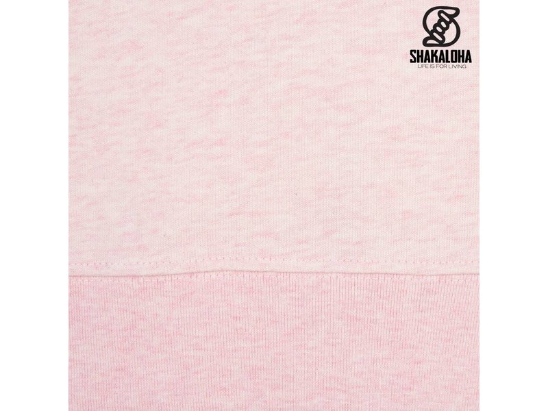 Shakaloha Women's Sweater Hider Pink - Organic Cotton with Shakaloha print