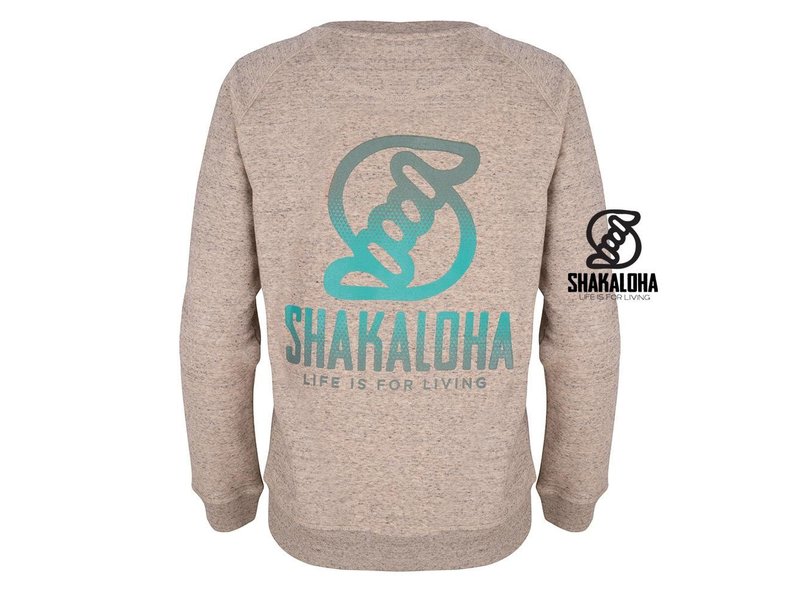 Shakaloha Women's Sweater Tripper Clay - Organic Cotton with Shakaloha print